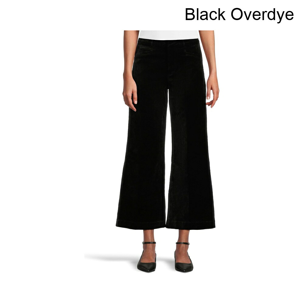 (取寄) ペイジ クリーンフロントアネッサトラウザー ブラックオーバーダイ paige Clean Front Anessa Trouser In Black Overdye|ジェットラグ店