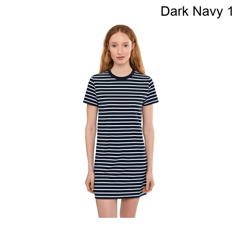 (取寄) メイドウェル ミニティードレスストライプ madewell Mini Tee Dress in Stripe|ジェットラグ店