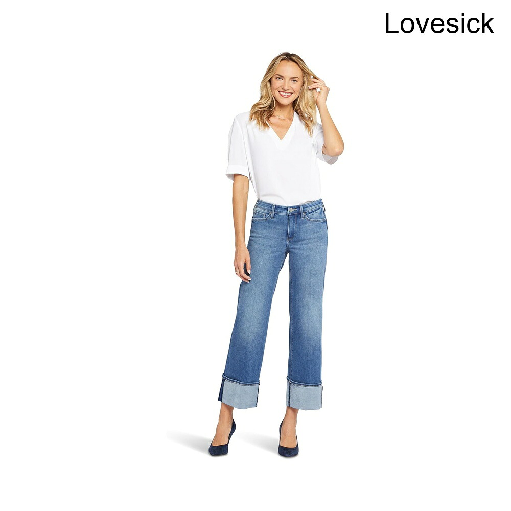 (取寄) エヌワイディージェイ テレサディープカフインラブシック nydj Teresa Deep Cuff in Lovesick｜ジェットラグ店