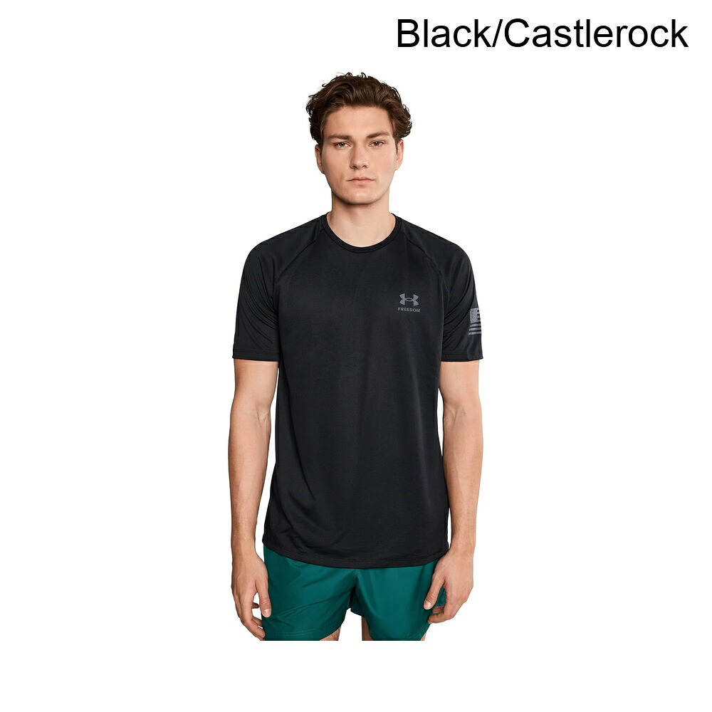 (取寄) アンダーアーマー フリーダムテックショートスリーブTシャツ under armour Freedom Tech Short Sleeve T-Shirt|ジェットラグ店