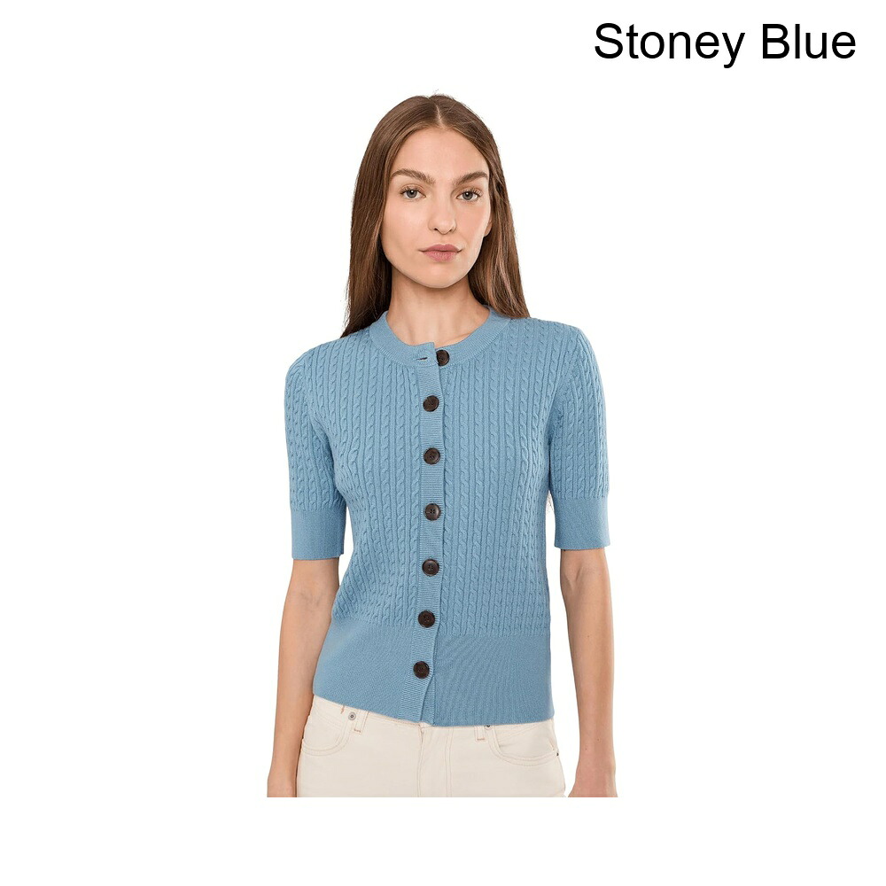 (取寄) ヴァーレイ リースショートスリーブカーディガン varley Rhys Short Sleeve Cardigan｜ジェットラグ店