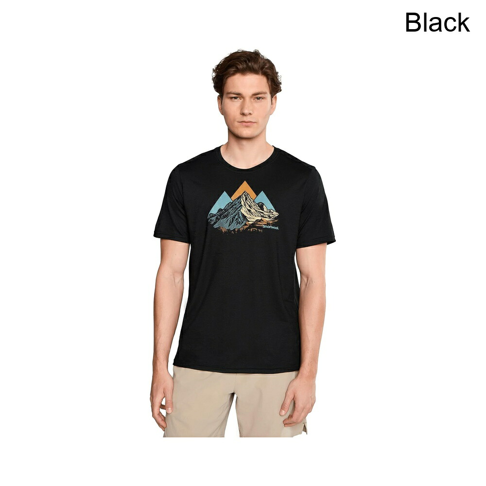 (取寄) スマートウール ピークバッガーアクティブショートスリーブグラフィックTシャツ smartwool Peak Bagger Active Short Sleeve Graphic Tee|ジェットラグ店