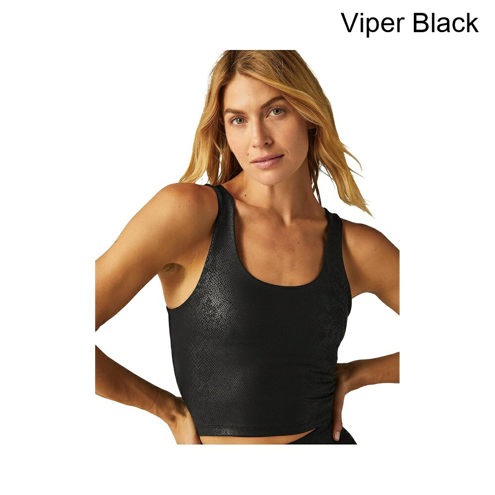 (取寄) ビヨンド ヨガ パワーシャインスポーツ+ストリートクロップドタンク beyond yoga Powershine Sport+street Cropped Tank|ジェットラグ店