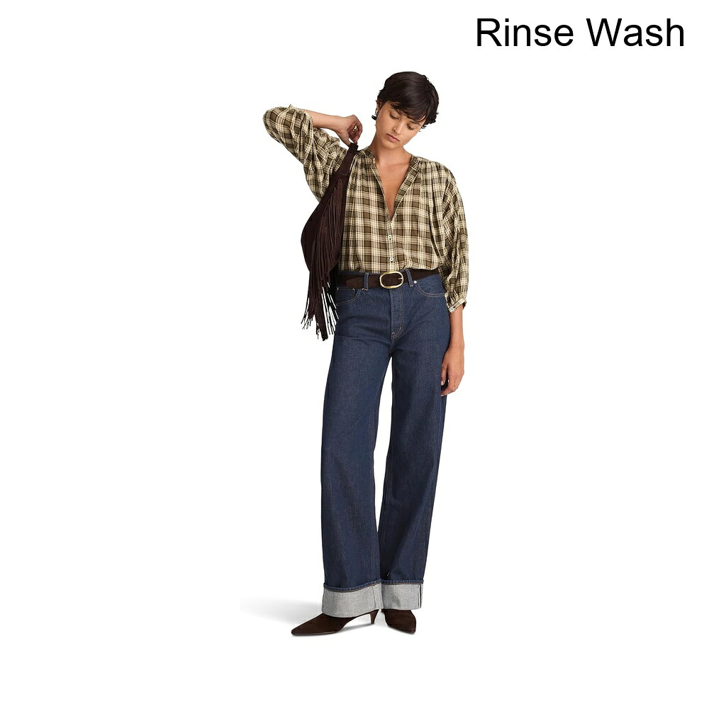 (取寄) メイドウェル ロースラングバギーリンスウィズカフインリンスウォッシュ madewell Low Slung Baggy Rinse With Cuff In Rinse Wash｜ジェットラグ店