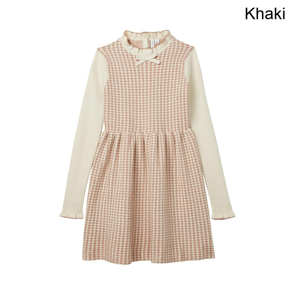 (取寄) ジャニーズ・アンド・ジャック チェックセータードレス（トドラー/リトルキッド/ビッグキッド） janie and jack Check Sweater Dress (Toddler/Little Kid/Big Kid)｜ジェットラグ店