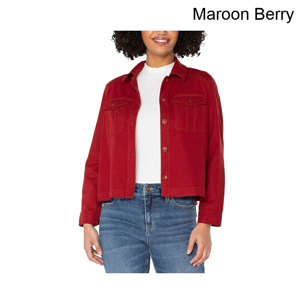 (取寄) リバプール・ロサンゼルス プリーツバッククロップジャケット liverpool los angeles Pleat Back Crop Jacket|ジェットラグ店