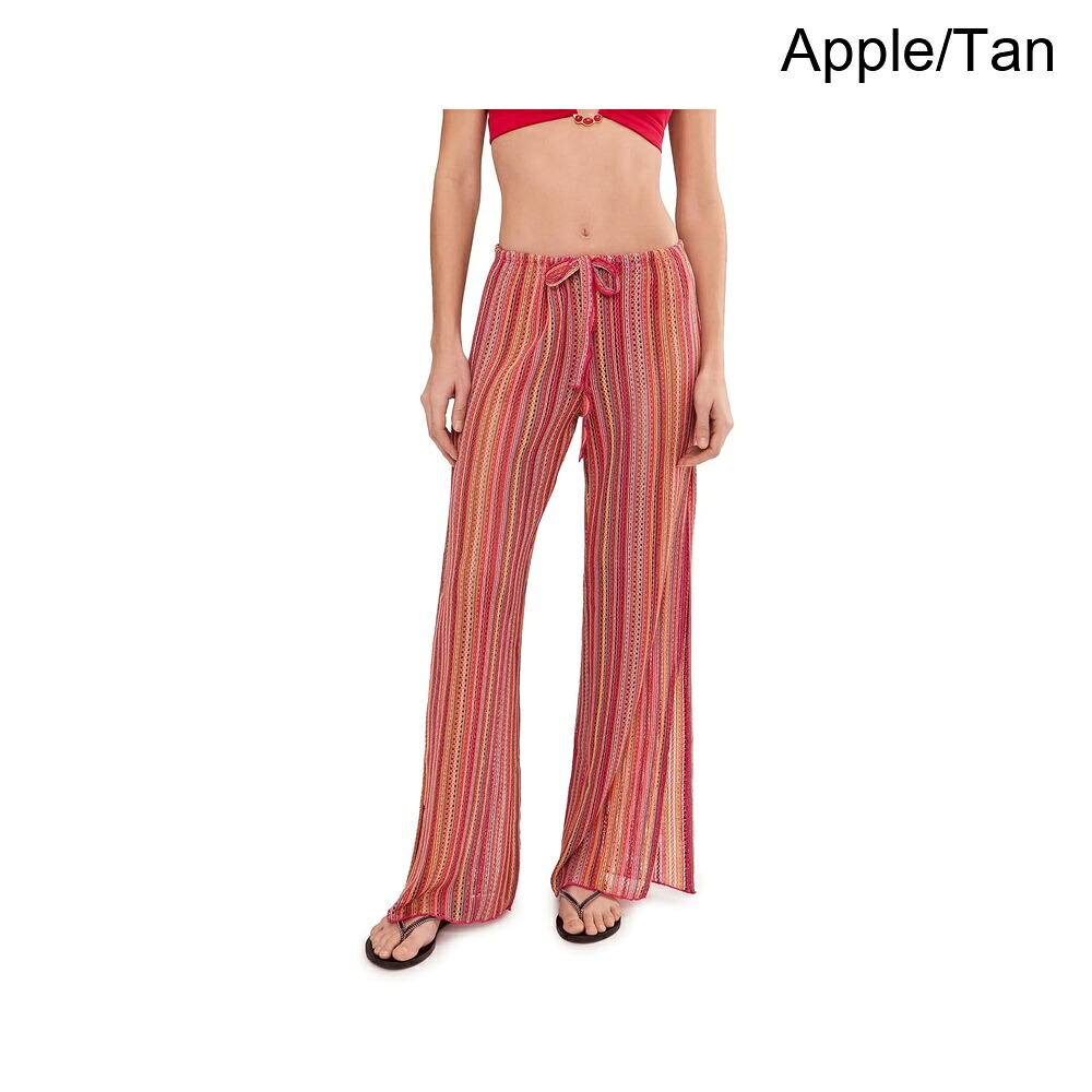 (取寄) ベッカ シーサイドクロシェニットスプリットレッグパンツ becca Seaside Crochet Knit Split Leg Pants｜ジェットラグ店