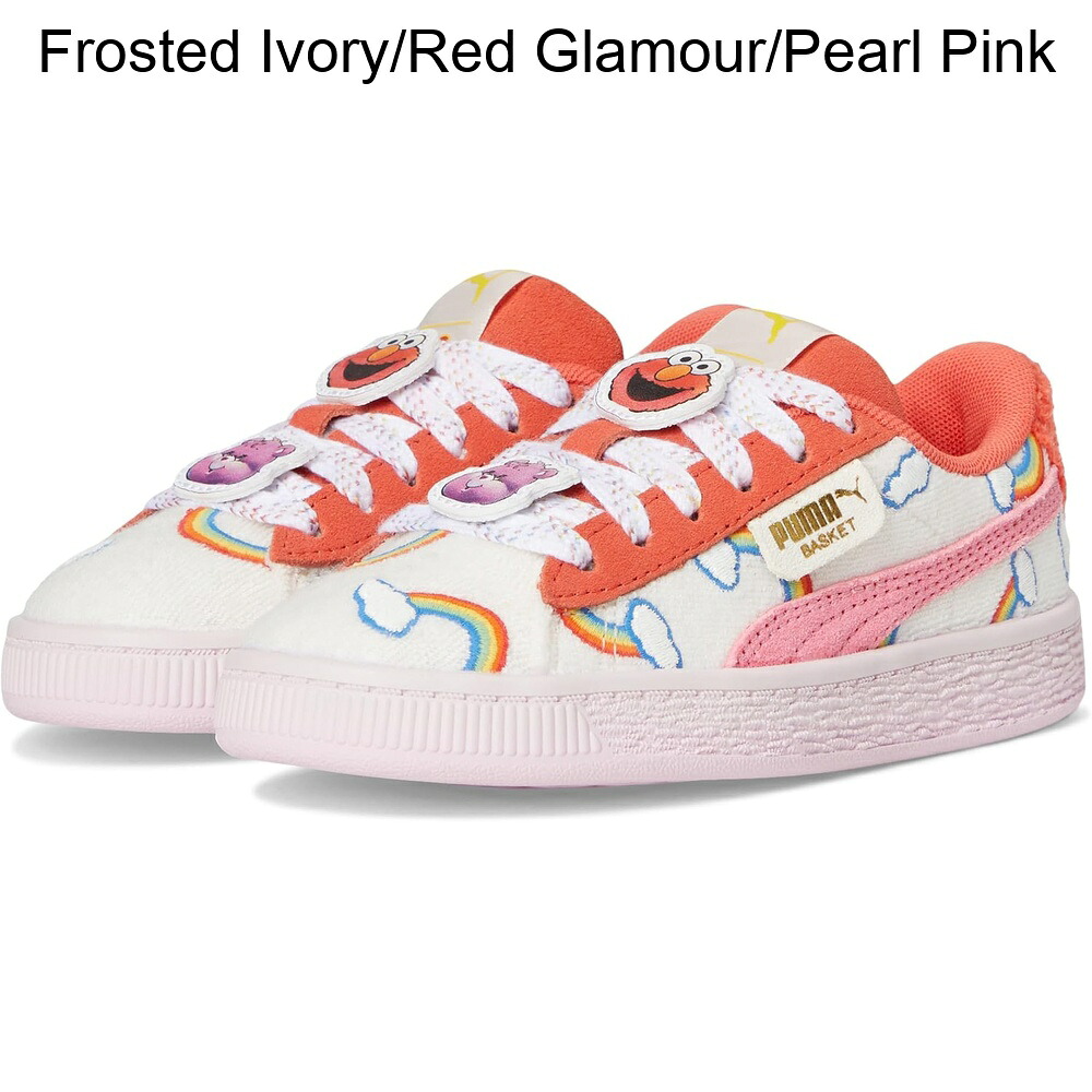 (取寄) プーマ バスケットケアベアーズXセサミストリートシューズ(リトルキッド) puma Basket Care Bears X Sesame Street Shoes (Little Kid)|ジェットラグ店