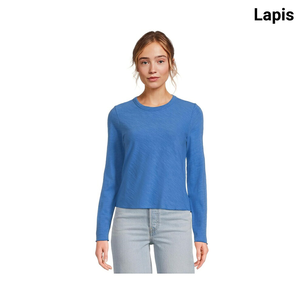 (取寄) リラ・ピー ロングスリーブクロップドTシャツ lilla p Long Sleeve Cropped Tee｜ジェットラグ店