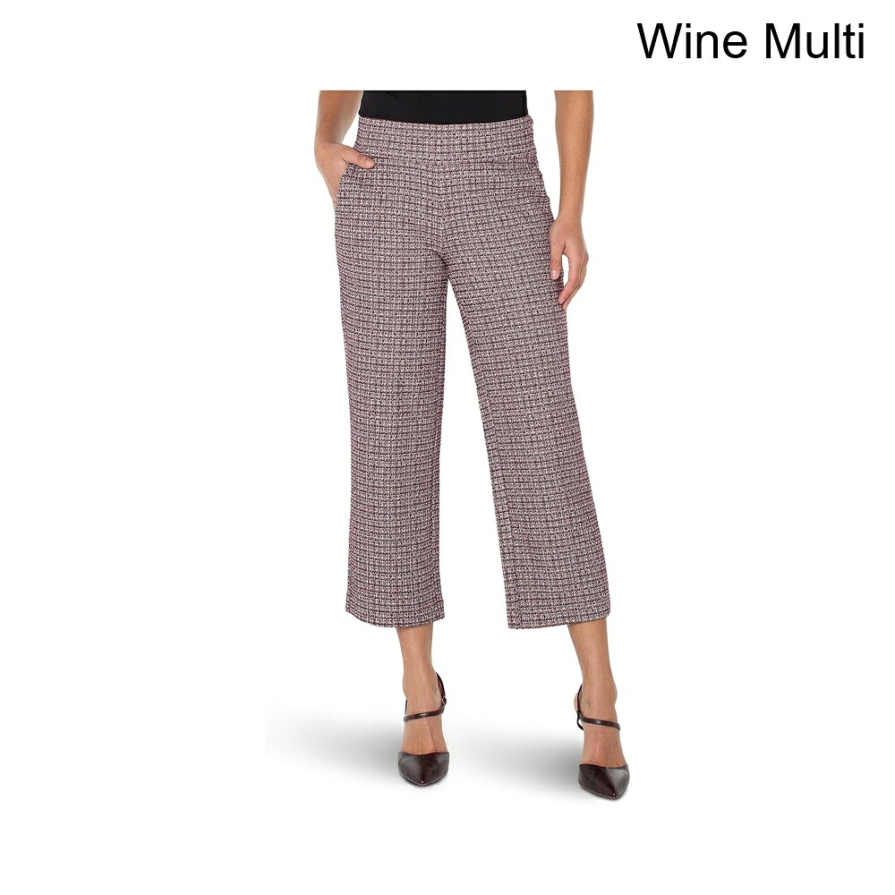 (取寄) リバプール・ロサンゼルス メイベルミッドライズプルオンクロップストーブパイプパンツ liverpool los angeles Mabel Mid-rise Pull-on Crop Stovepipe Pants｜ジェットラグ店