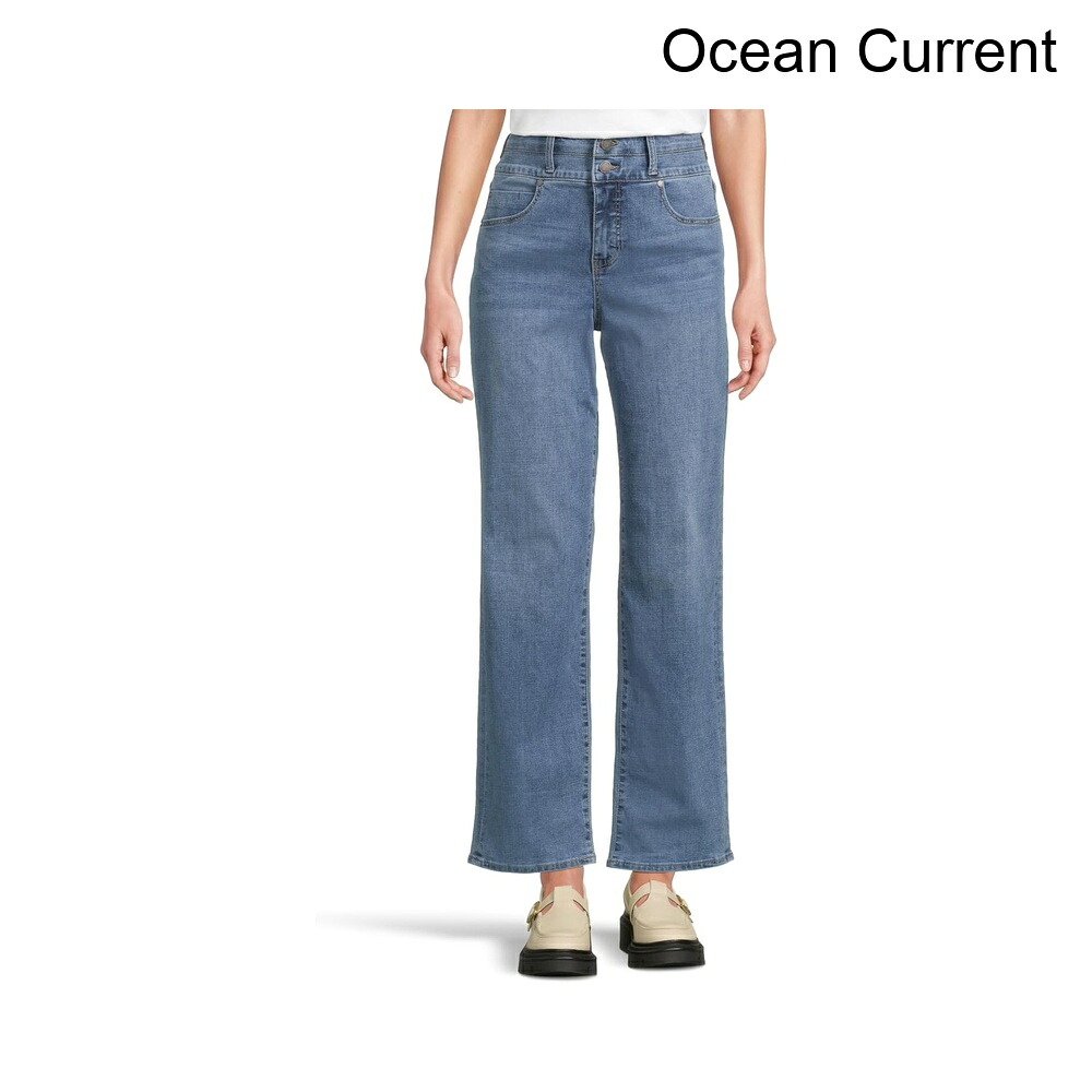 (取寄) リバプール・ロサンゼルス ケネディハイライズストレートジーンズダブルウエストバンド付き liverpool los angeles Kennedy High-rise Straight Jeans W/ Double Waistband｜ジェットラグ店