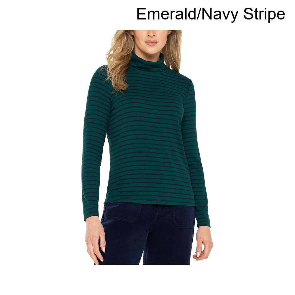 (取寄) リバプール・ロサンゼルス ロングスリーブタートルネックニットトップ liverpool los angeles Long Sleeve Turtleneck Knit Top|ジェットラグ店