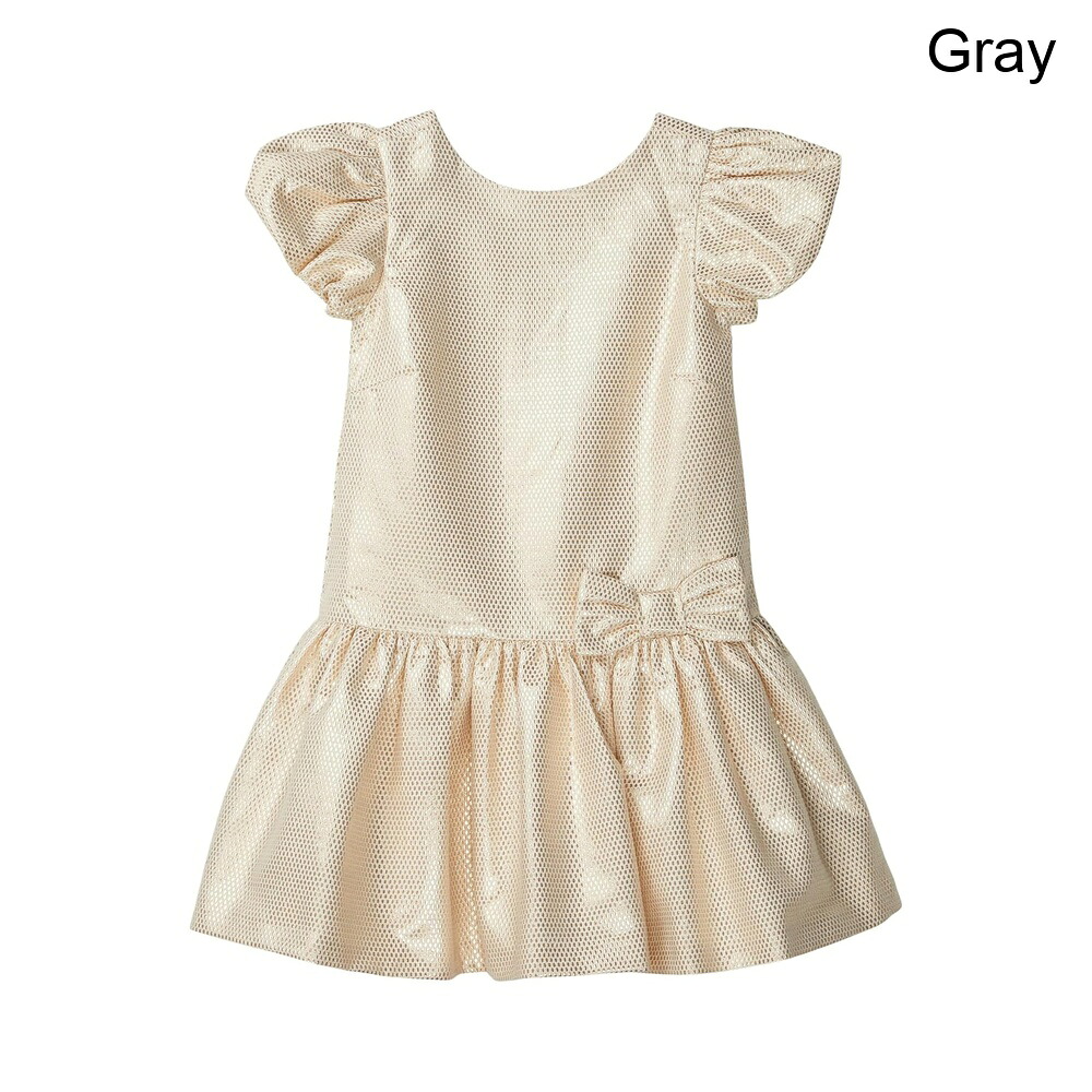 (取寄) ジャニーズ・アンド・ジャック ゴールドジャカードドレス（トドラー/リトルキッド/ビッグキッド） janie and jack Gold Jacquard Dress (Toddler/Little Kid/Big Kid)｜ジェットラグ店