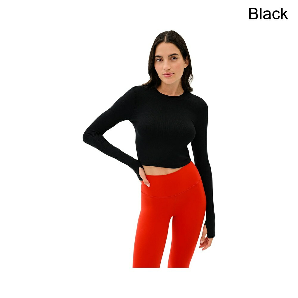 (取寄) スプリッツ59 ルイーズリブロングスリーブクロップ splits59 Louise Rib Long Sleeve Crop｜ジェットラグ店