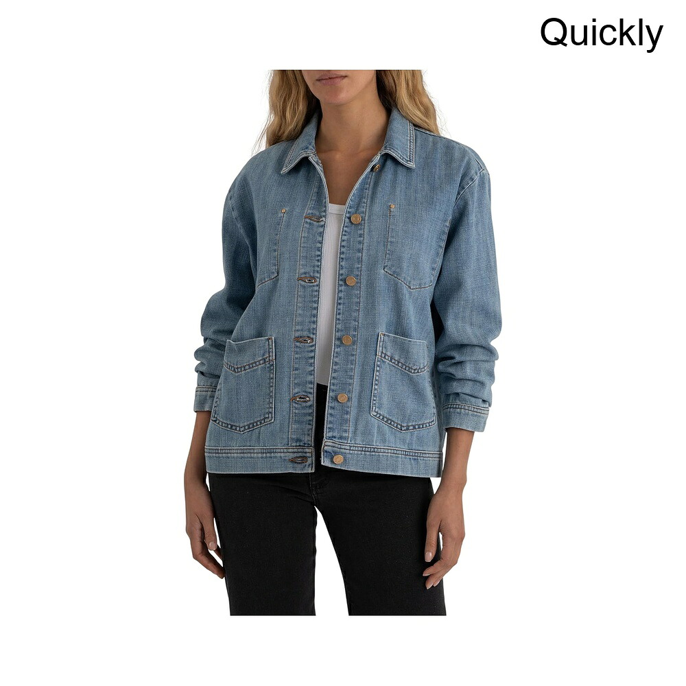 (取寄) カット フロム ザ クロス ロレッタ-長袖ボタンフロントジャケット kut from the kloth Loretta-Long Sleeve Button Front Jacket｜ジェットラグ店