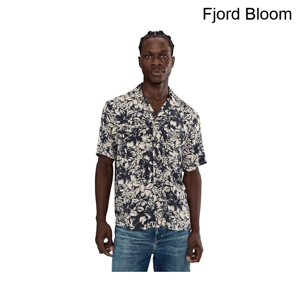 (取寄) ファヘルティ ショートスリーブバリキャンプシャツ faherty Short Sleeve Bali Camp Shirt｜ジェットラグ店