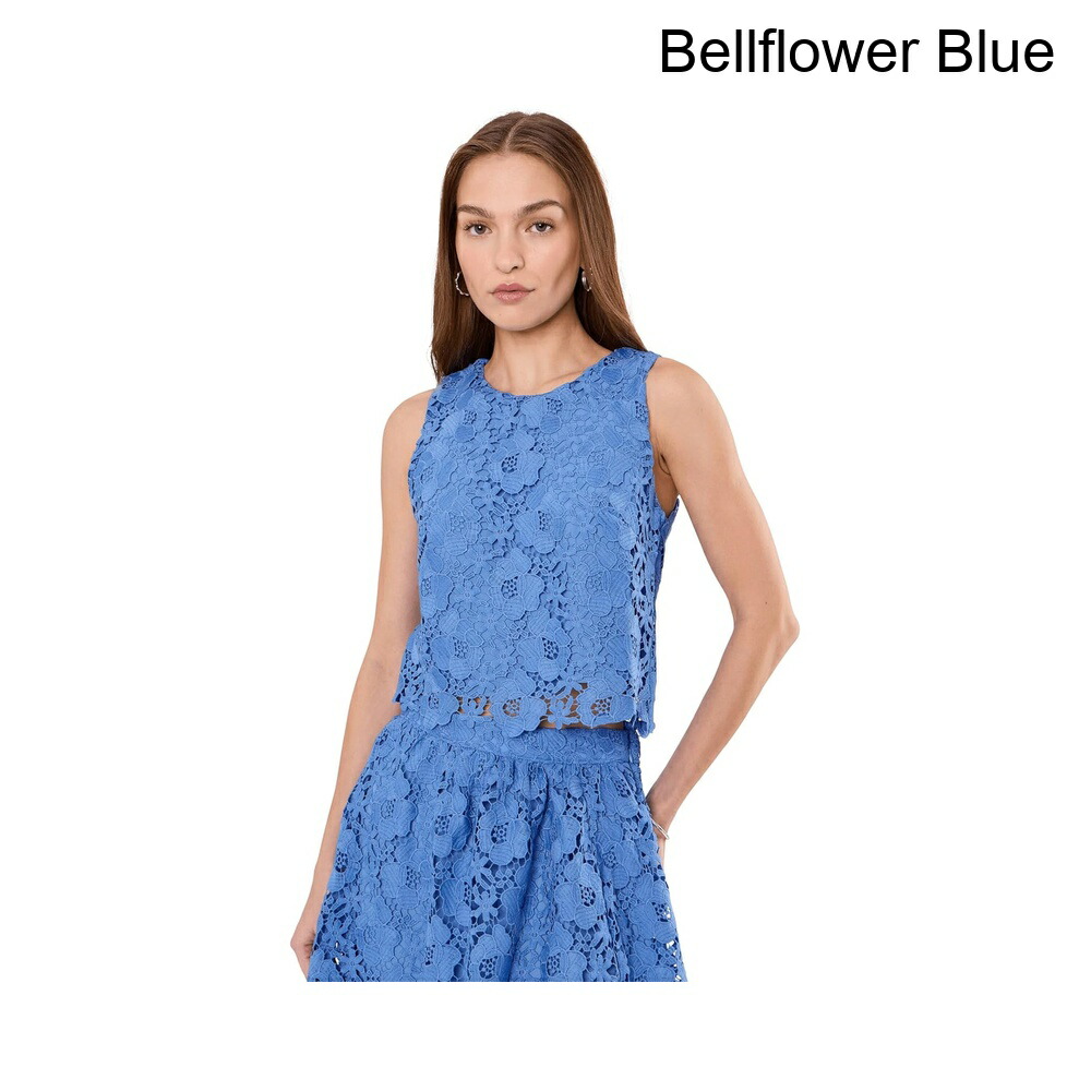 (取寄) セセ ノースフェイススリーブレスレーストップ cece Sleeveless Lace Top|ジェットラグ店