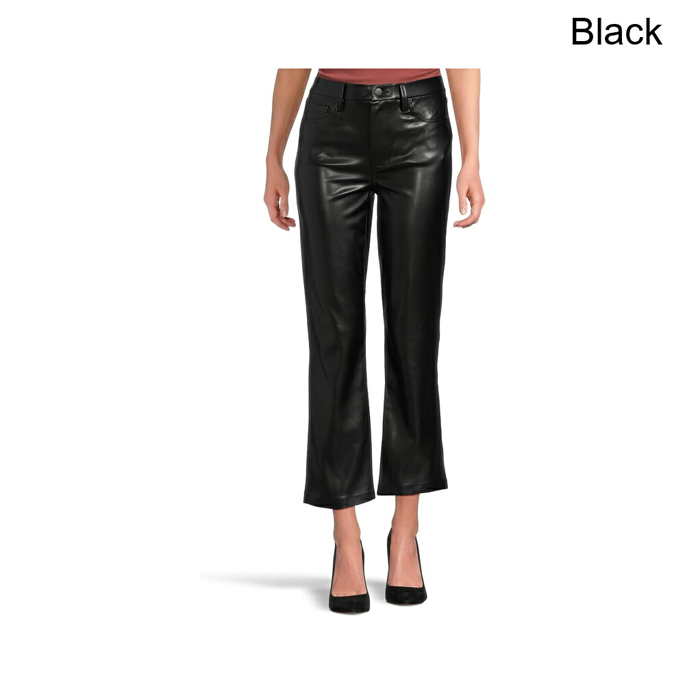 (取寄) ジョーズ・ジーンズ ザ・ライラスリムアンクルヴィーガンレザー ブラック joe's jeans The Lyra Slim Ankle Vegan Leather in Black|ジェットラグ店