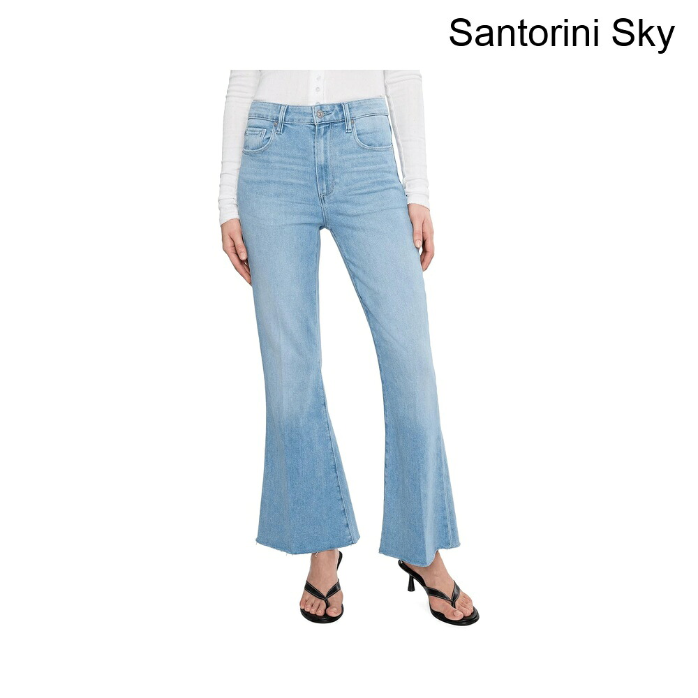 (取寄) ペイジ マーロースキマーシームドベルトループス生地の裾サントリーニスカイ paige Marlow Skimmer Seamed Beltloops Raw Hem in Santorini Sky｜ジェットラグ店