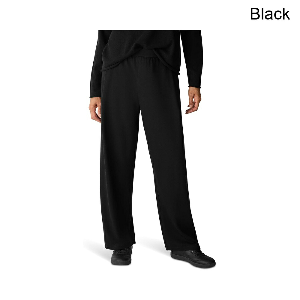(取寄) イーリー・フィッシャー コージーブラッシュテリー ハグ ストレート アンクル プリーツ パンツ eileen fisher Cozy Brushed Terry Hug Straight Ankle Pleated Pant｜ジェットラグ店