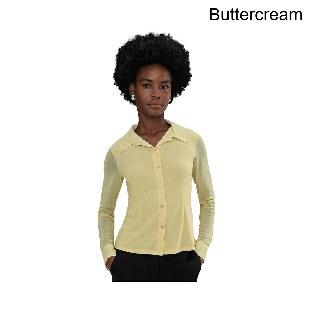 (取寄) サンクチュアリ フィッテッドメッシュボタンダウン sanctuary Fitted Mesh Button Down｜ジェットラグ店