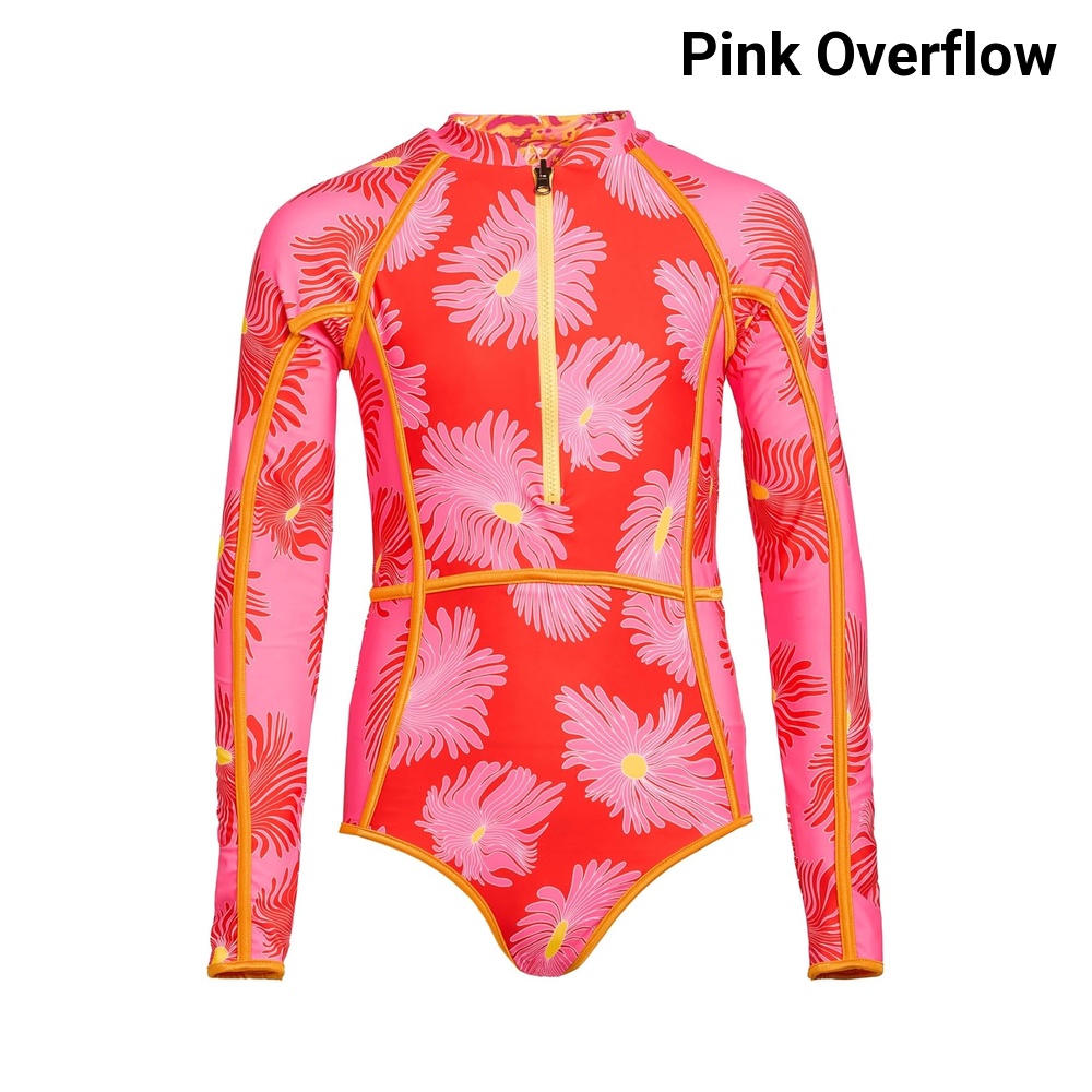 (取寄) マアジ ウォーターブロッサムモレアワンピース（トドラー/リトルキッド/ビッグキッド） maaji Water Blossom Moorea One Piece (Toddler/Little Kid/Big Kid)｜ジェットラグ店