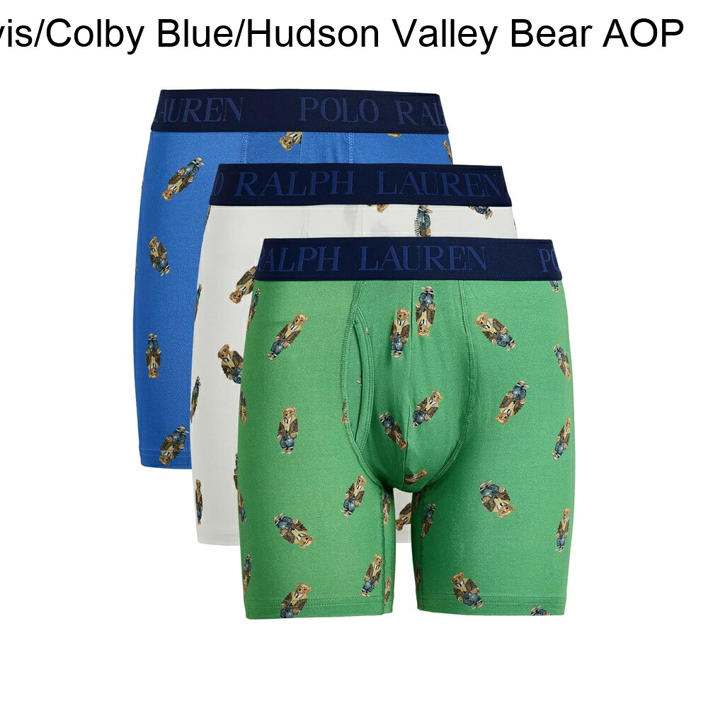 (取寄) ポロ・ラルフ・ローレン 4Dフレックスコットンモーダルボクサーブリーフ polo ralph lauren 4D Flex Cotton Modal Boxer Briefs｜ジェットラグ店