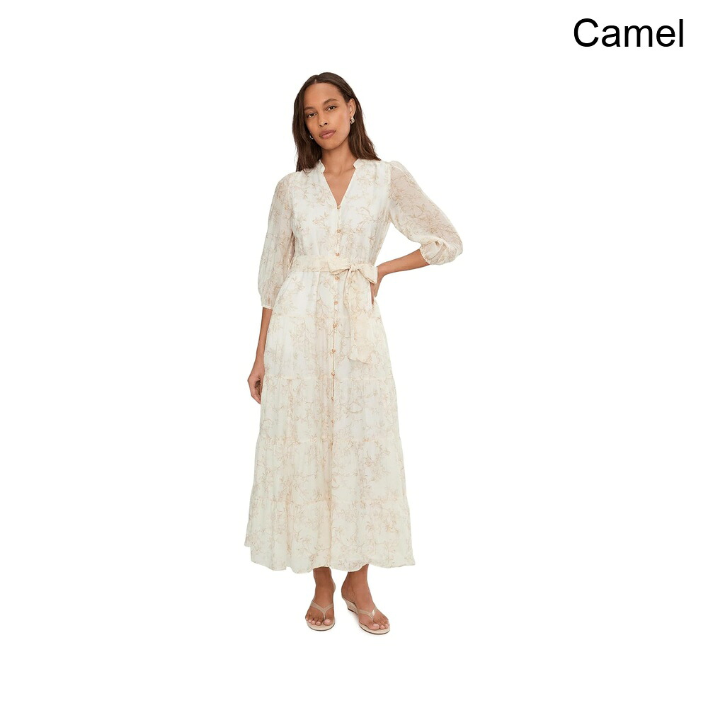 (取寄) ヴィンス・カムート スリーティアボタンボディスマキシ vince camuto Three Teir Button Bodice Maxi|ジェットラグ店