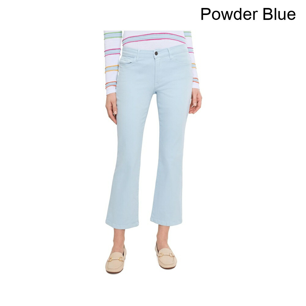 (取寄) エリオット・ローラン カラーデニムベビーブーツ5ポケットジーンズパウダーブルー elliott lauren Color Denim Baby Boots 5 pocket Jeans in Powder Blue｜ジェットラグ店