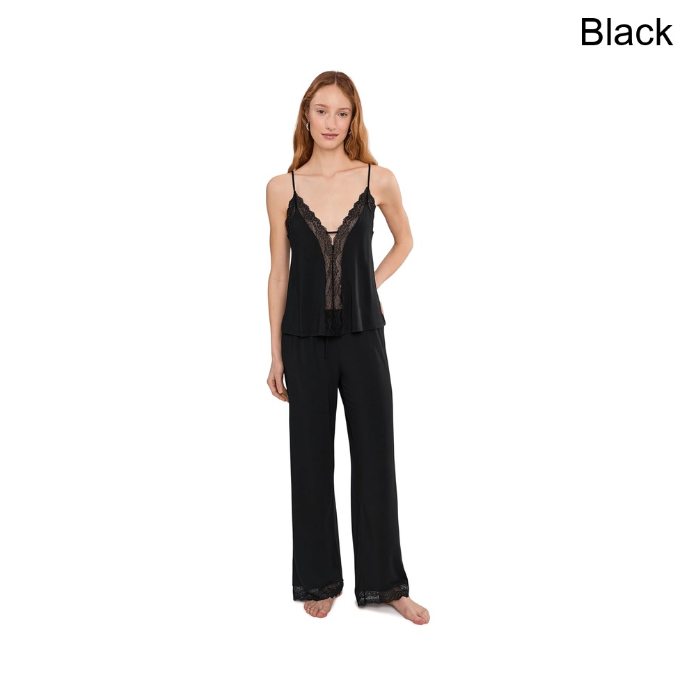(取寄) エバージェイ ララキャミ&パンツPJセット eberjey Lara Cami & Pants PJ Set|ジェットラグ店