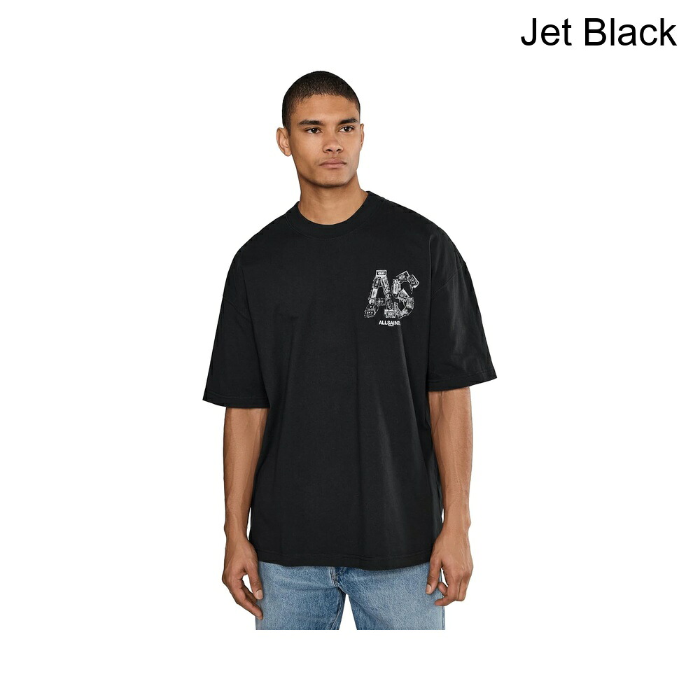 (取寄) オールセインツ ミックステープショートスリーブクルー allsaints Mixtape Short Sleeve Crew｜ジェットラグ店