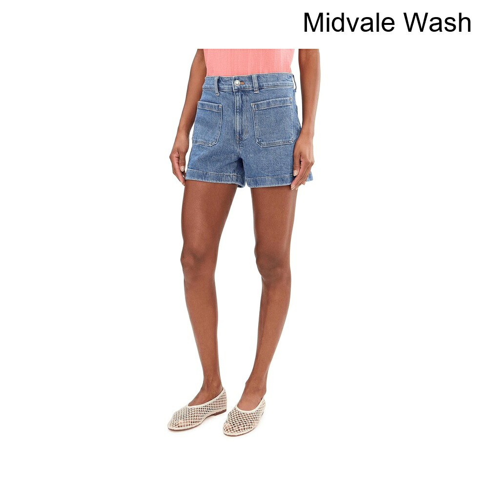 (取寄) メイドウェル エミーデニムショートミッドヴェールウォッシュ madewell The Emmy Denim Short in Midvale Wash｜ジェットラグ店