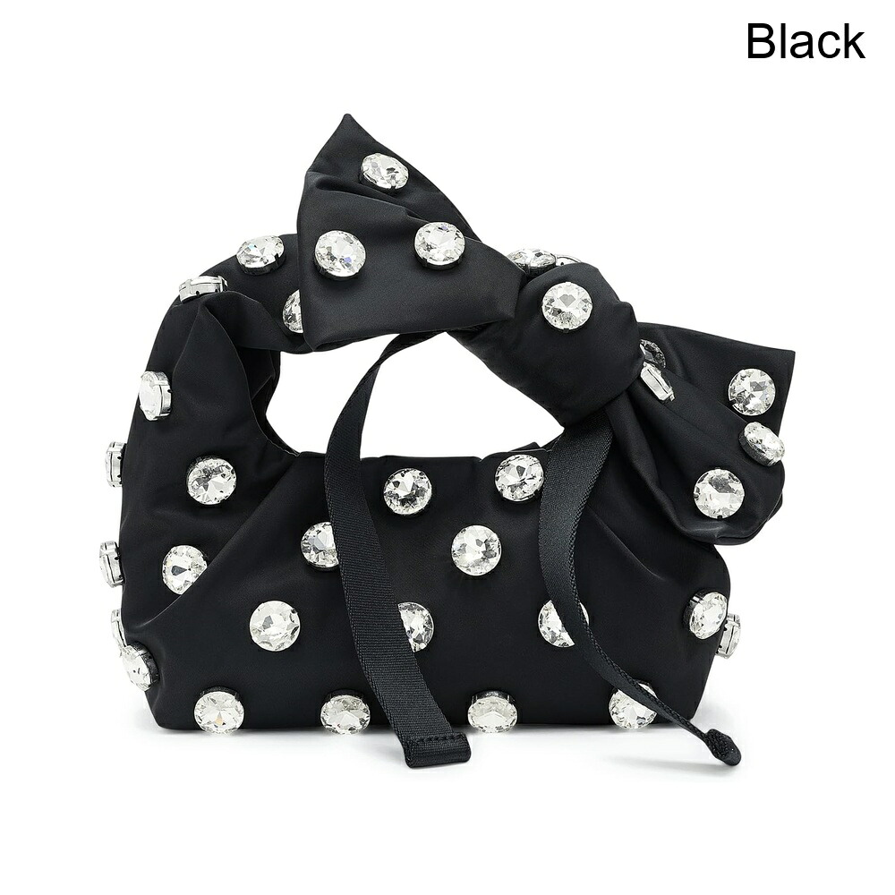 (取寄) マーク・ジェイコブス ザジェムナイロンボウミニサックバッグ marc jacobs The Gem Nylon Bow Mini Sack Bag｜ジェットラグ店