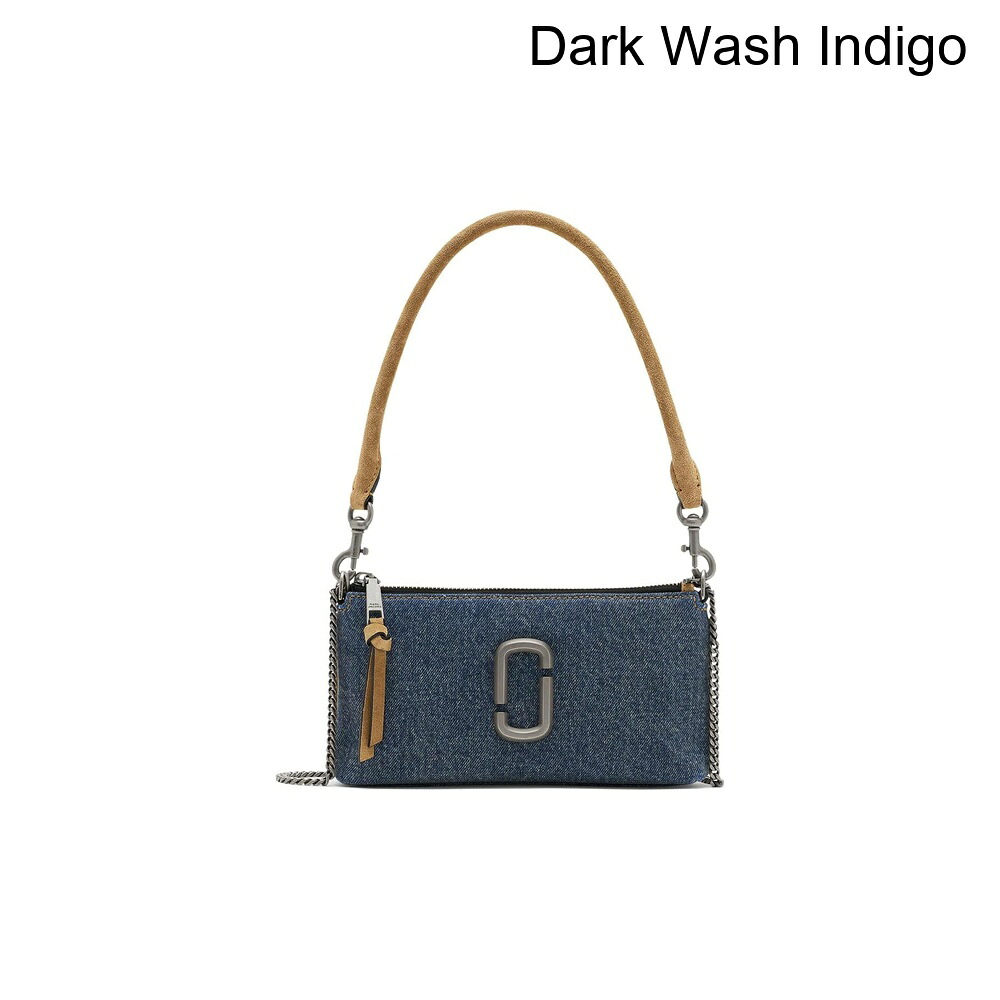 (取寄) マーク・ジェイコブス デニムスエードスナップショットコンバーチブルショルダーバッグ marc jacobs The Denim Suede Snapshot Convertible Shoulder Bag|ジェットラグ店
