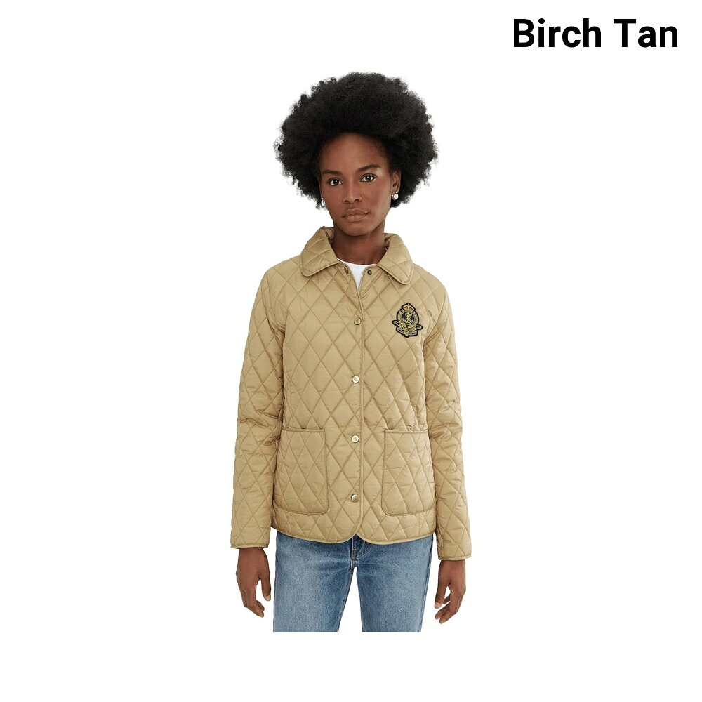 (取寄) ラルフ・ローレン シングルブレストキルトWクレスト lauren ralph lauren Single Breasted Quilt W Crest｜ジェットラグ店