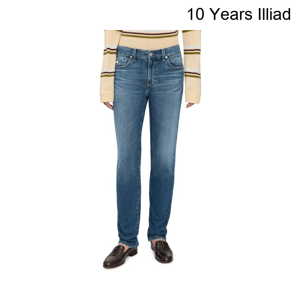 (取寄) エージー・ジーンズ サンドラローライズスリムストレート10イヤーズイリアド ag jeans Sandra Low Rise Slim Straight in 10 Years Illiad|ジェットラグ店