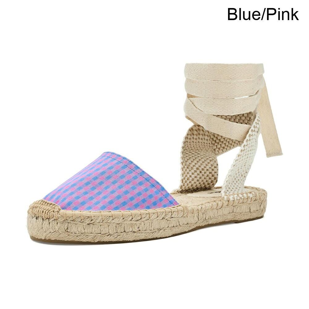 (取寄) ソルドス ヴィシー・ローレン・レースアップ・エスパドリーユ soludos Vichy Lauren Lace-up Espadrille｜ジェットラグ店 11,242円
