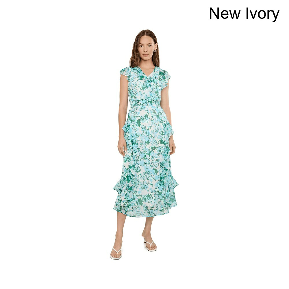 (取寄) セセ ラッフルラップミディドレス cece Ruffle Wrap Midi Dress｜ジェットラグ店