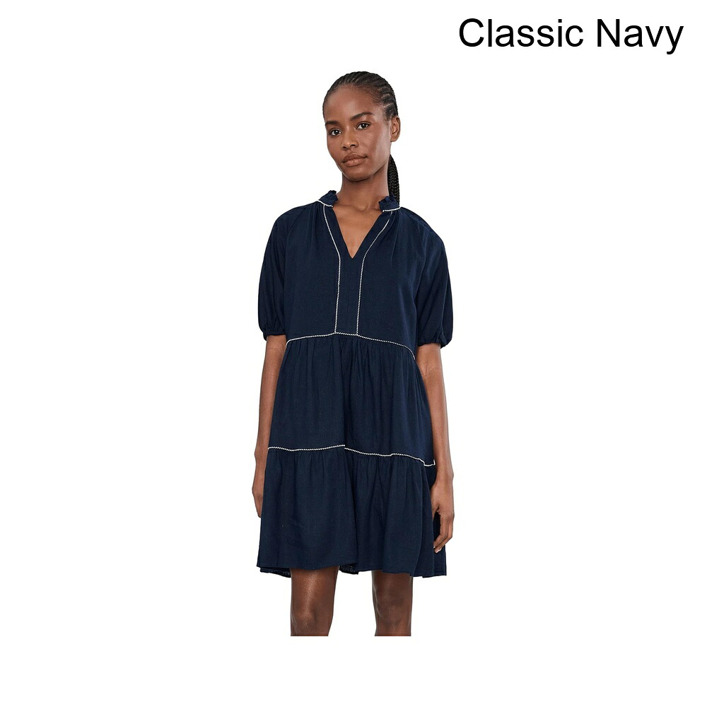 (取寄) セセ コントラストトリムベビードールドレス cece Contrast Trim Babydoll Dress｜ジェットラグ店