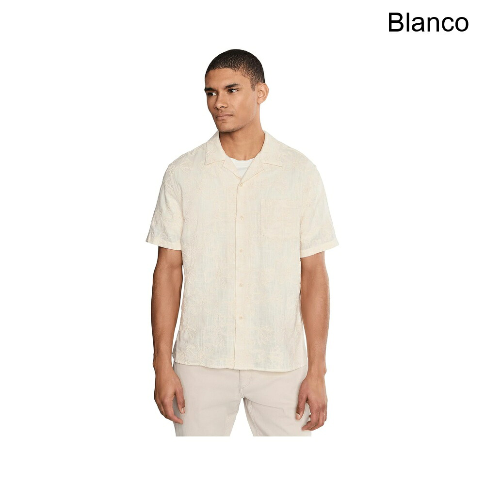 (取寄) ヴィンス 刺繍入りフローラルショートスリーブカバナシャツ vince Embroidered Floral Short Sleeve Cabana Shirt｜ジェットラグ店 30,589円