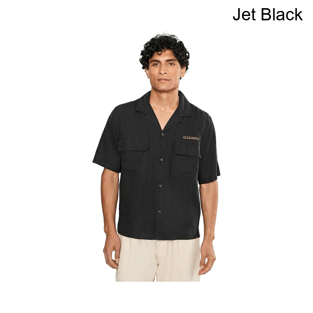 (取寄) オールセインツ ダンロー短袖シャツ allsaints Dunloe Short Sleeve Shirt｜ジェットラグ店