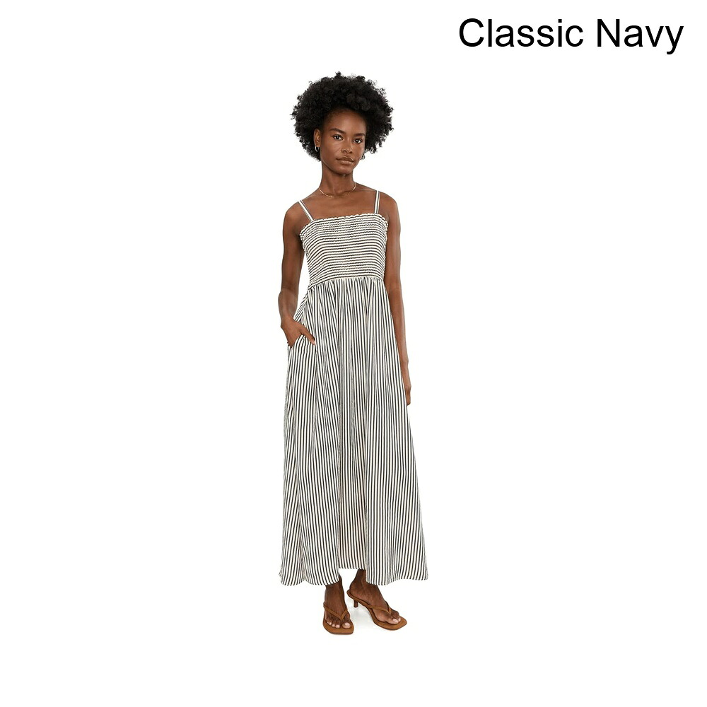 (取寄) セセ スモックタイストラップマキシドレス cece Smocked Tie Strap Maxi Dress｜ジェットラグ店