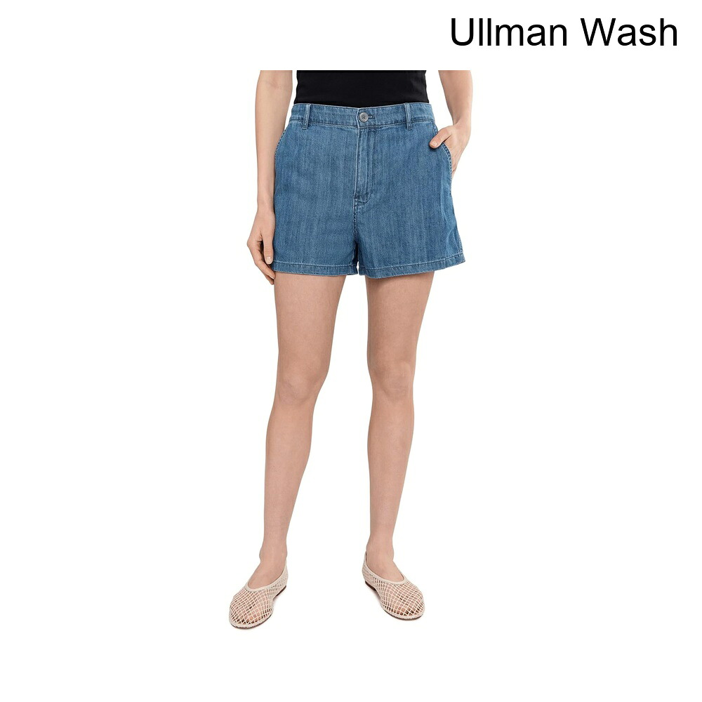 (取寄) メイドウェル ゾーイショーツwithEバック - デニム madewell Zoe Shorts with E Back - Denim｜ジェットラグ店