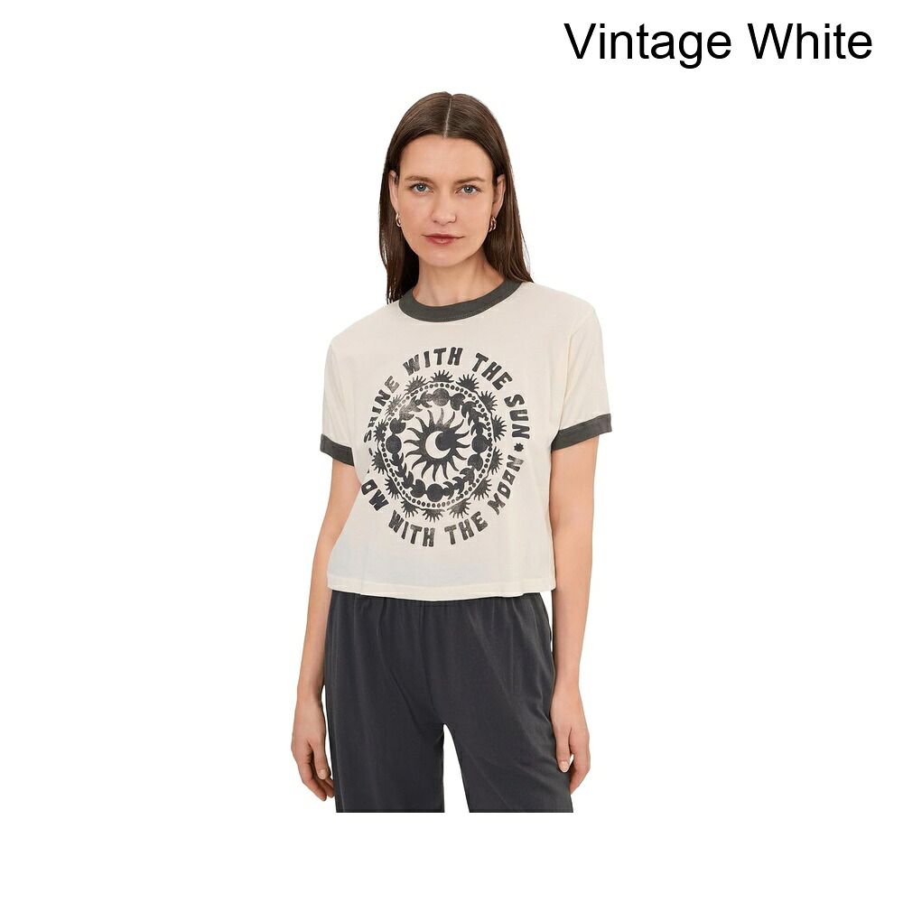 (取寄) スピリチュアル・ギャングスター フロー メルローズ リンガー Tシャツ spiritual gangster Flow Melrose Ringer Tee｜ジェットラグ店