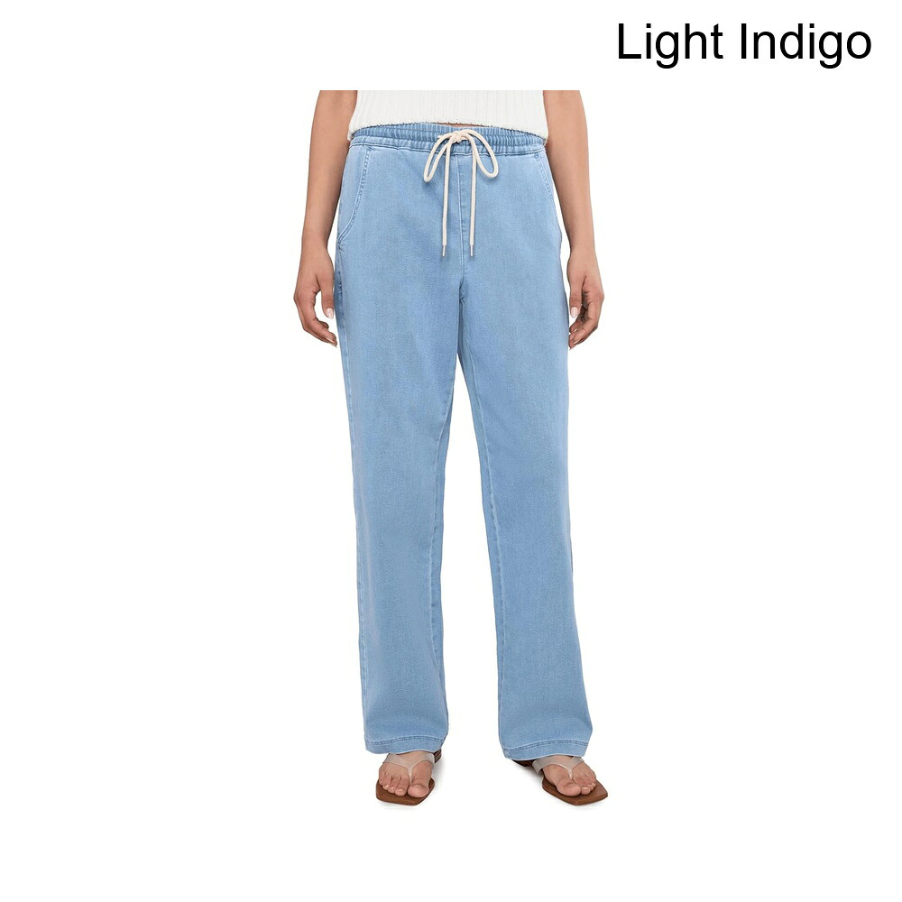 (取寄) エヌワイディージェイ リラックスドローストリングプルオンデニムパンツ nydj Relaxed Drawstring Pull-On Denim Pants｜ジェットラグ店