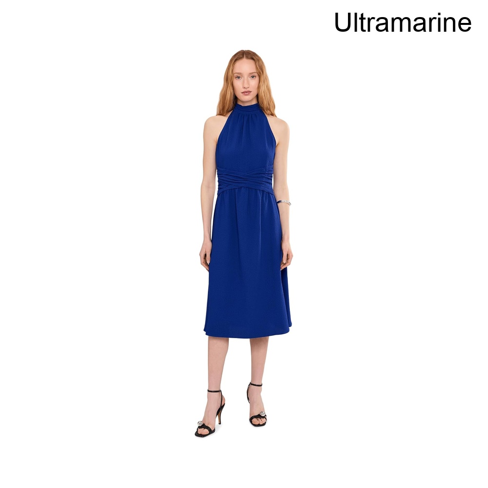 (取寄) カルバン・クライン ハイネックツイストフロントガーゼドレス calvin klein High Neck Twist Front Gauze Dress|ジェットラグ店