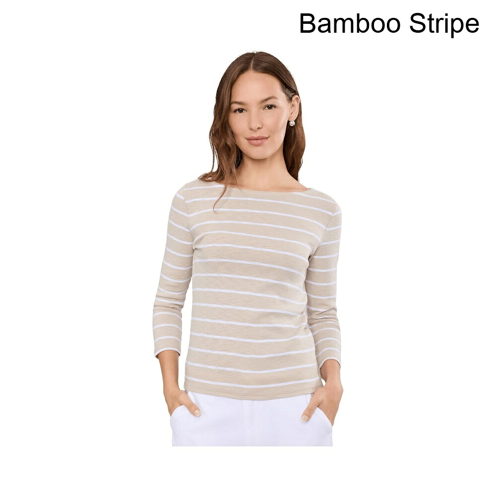 (取寄) リラ・ピー ストライプボートネック lilla p Striped Boatneck｜ジェットラグ店