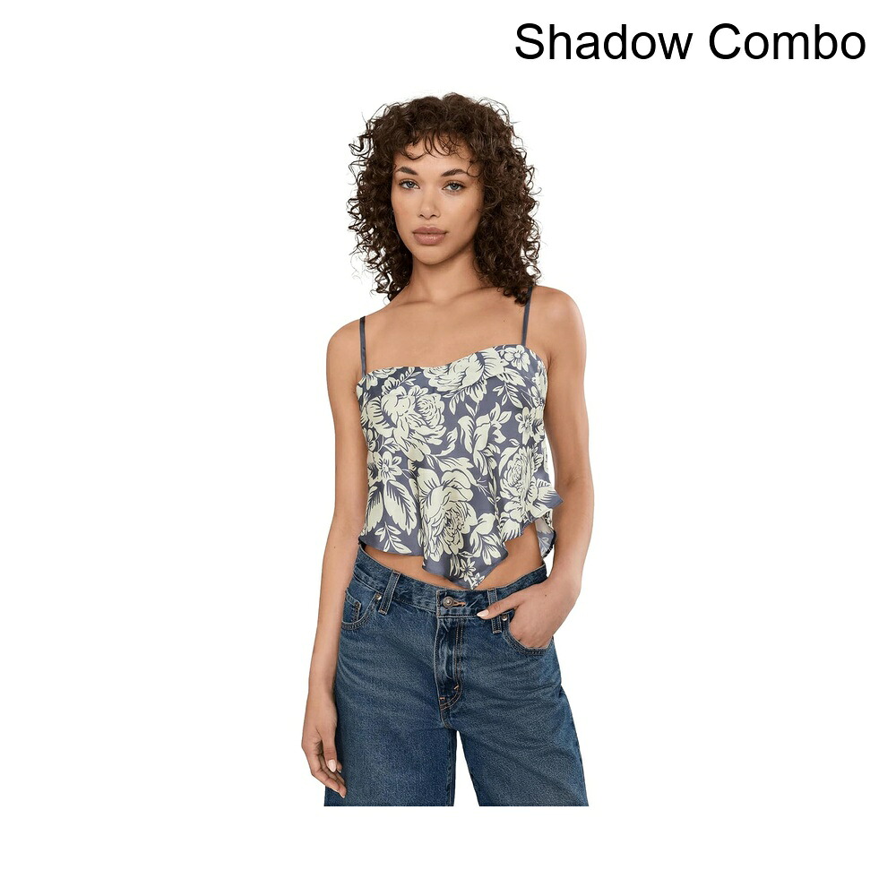 (取寄) フリーピープル マイトビーサムシングプリンテッドキャミ free people Might Be Something Printed Cami|ジェットラグ店