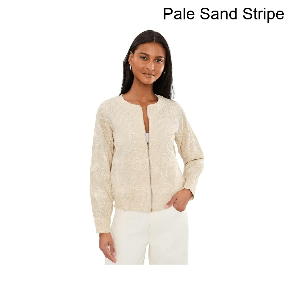 (取寄) リバプール・ロサンゼルス プチロングスリーブカラーなしジャケットスモッキング付き liverpool los angeles Petite Long Sleeve Collarless Jacket with Smocking｜ジェットラグ店