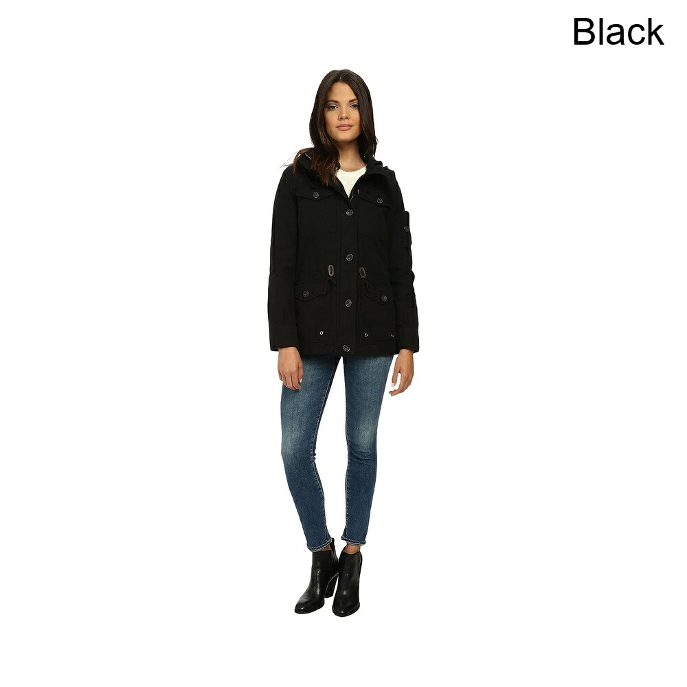 (取寄) リーバイス ウォッシュドコットンファッション4ポケットミリタリーウィズフード levi's Washed Cotton Fashion Four-Pocket Military w/ Hood｜ジェットラグ店
